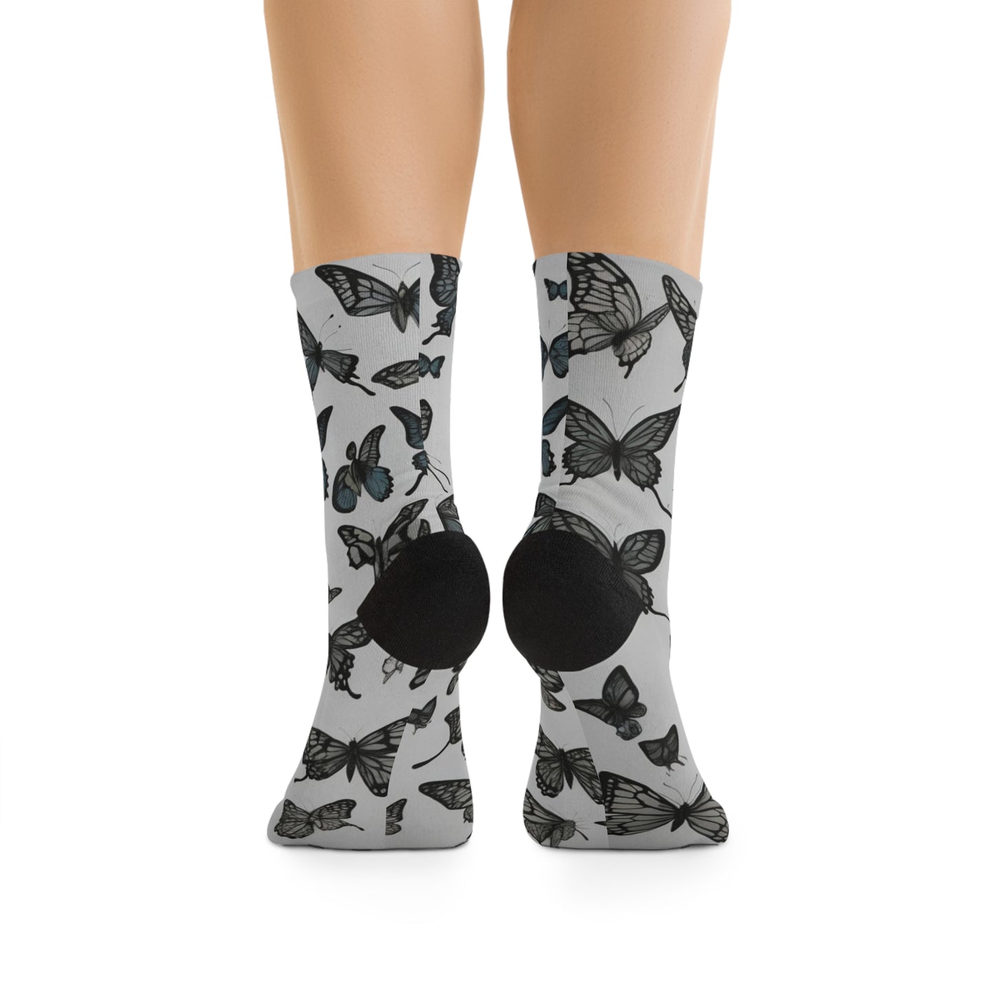 Eco-Chic Butterfly Bliss Fitness Socks