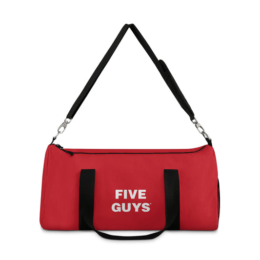 Five Guys Red Duffle Bag
